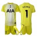 Tottenham Hotspur Guglielmo Vicario #1 Keeper Tredjedraktsett Barn 2025-26 Korte ermer (+ Korte bukser)